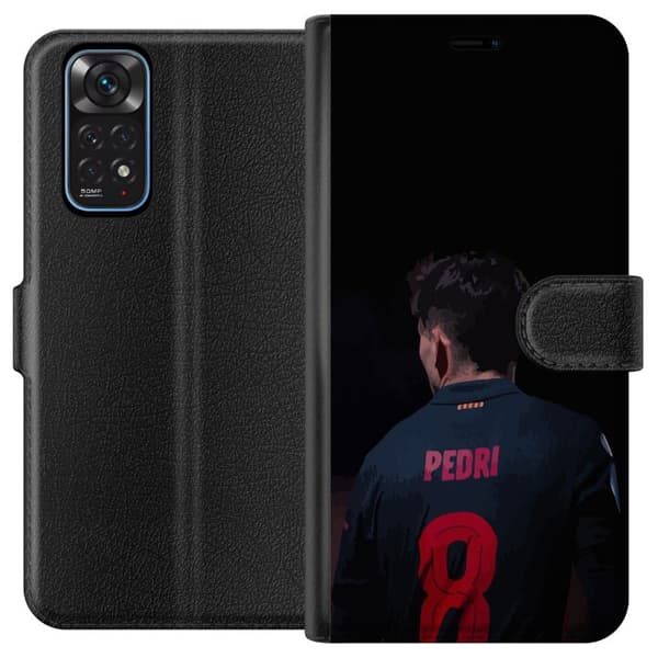 Xiaomi Redmi Note 11 Plånboksfodral Pedri FC Barcelona Fotboll Spansk Mittfältare Mål Sportmotiv Fans Barn Ungdom