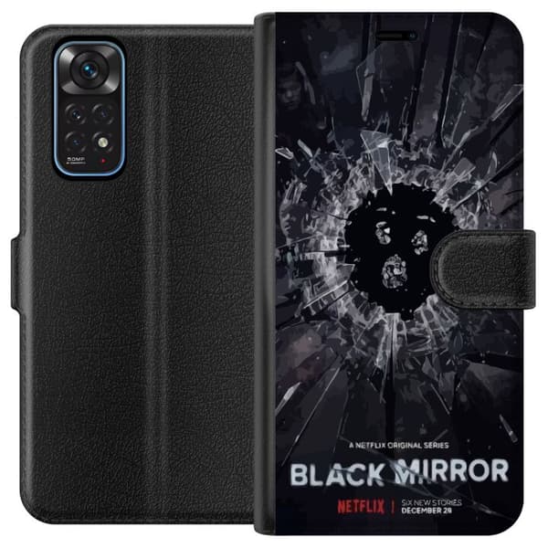Xiaomi Redmi Note 11 Plånboksfodral Black Mirror Sci-Fi Netflix Serie Dystopi Teknik Cyberpunk Mörkt TV Spelmotiv
