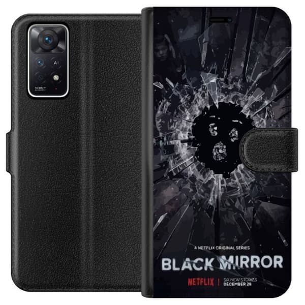 Xiaomi Redmi Note 11 Pro 5G Tegnebogsetui Black Mirror Sci-Fi Netflix Serie Dystopi Teknologi Cyberpunk Mørkt TV Videospil Tema