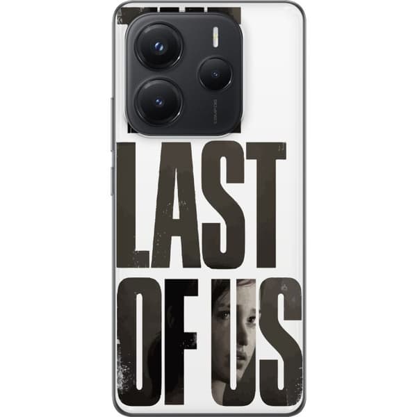Xiaomi Redmi Note 14 Gennemsigtig cover The Last of Us Ellie Joel Apokalypse Clickers TV-serie Fanart Dystopi Spilmotiv