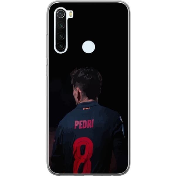 Xiaomi Redmi Note 8 Läpinäkyvä kuori Pedri FC Barcelona Jalkapallo Espanjalainen Keskikenttäpelaaja Maali Urheilumotivaatio Fanit Lapset Nuoret