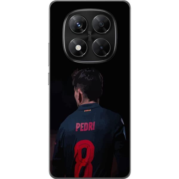 Xiaomi Redmi Note 14 Pro Genomskinligt Skal Pedri FC Barcelona Fotboll Spansk Mittfältare Mål Sportmotiv Fans Barn Ungdom
