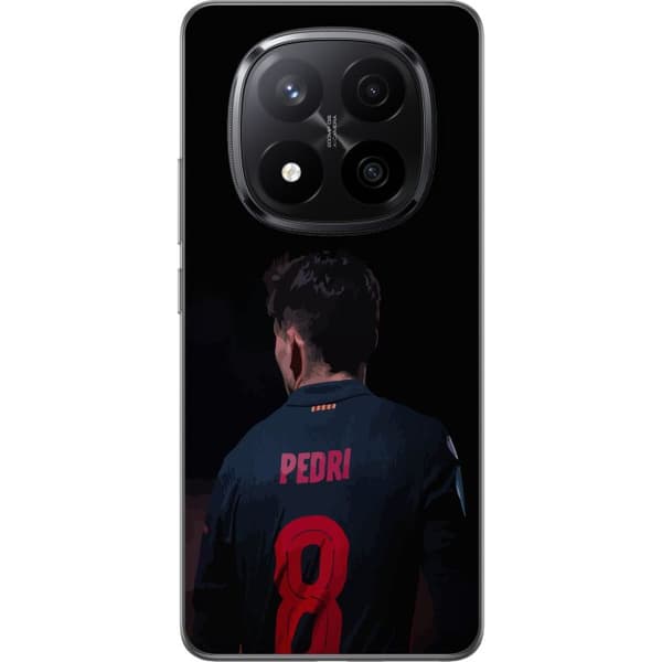 Xiaomi Redmi Note 14 Pro+ Genomskinligt Skal Pedri FC Barcelona Fotboll Spansk Mittfältare Mål Sportmotiv Fans Barn Ungdom