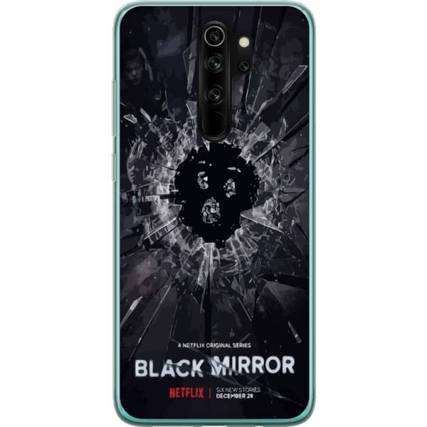 Xiaomi Redmi Note 8 Pro Genomskinligt Skal Black Mirror Sci-Fi Netflix Serie Dystopi Teknik Cyberpunk Mörkt TV Spelmotiv