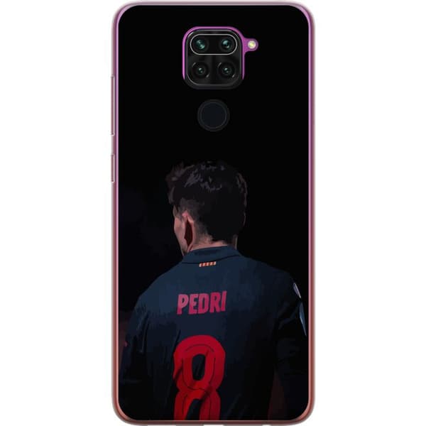 Xiaomi Redmi Note 9 Gennemsigtig cover Pedri FC Barcelona Fodbold Spansk Midtbanespiller Mål Sportsmotivation Fans Børn Ungdom