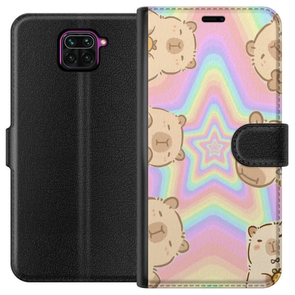 Xiaomi Redmi Note 9 Plånboksfodral Kawaii Capybara Galaxy Söt Anime Djur Rymdmotiv Kawaii Trend Present TikTok Design