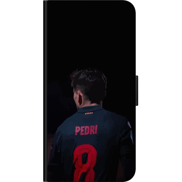 Xiaomi Redmi Note 9 4G Plånboksfodral Pedri FC Barcelona Fotboll Spansk Mittfältare Mål Sportmotiv Fans Barn Ungdom