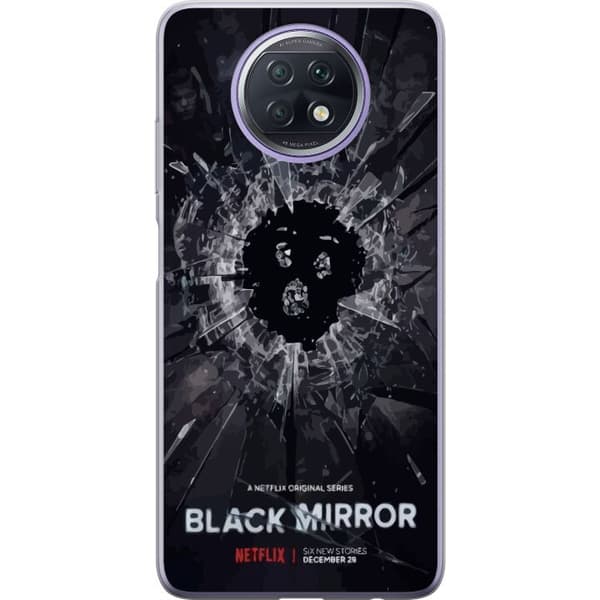 Xiaomi Redmi Note 9T Läpinäkyvä kuori Black Mirror Sci-Fi Netflix -sarja Dystopia Teknologia Cyberpunk Synkkä TV Videopeli Teema