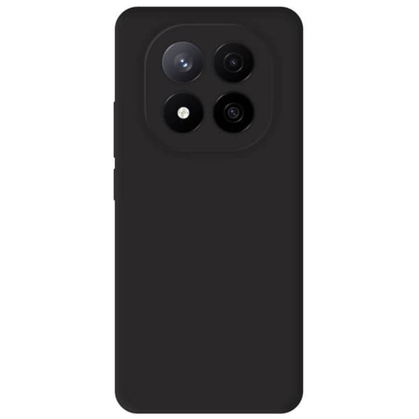Enhetlig silikonetui Mattsvart kompatibelt med Xiaomi Redmi Note 14 Pro 5G Redmi Note 14 Pro Plus 5G