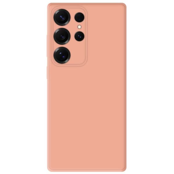 Enfärgad silikonfodral Mat Rosa kompatibel med Samsung Galaxy S25 Ultra