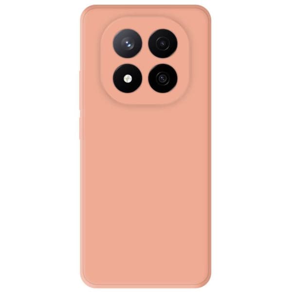 Enkel Latex-skal i Mat Rosa kompatibel med Xiaomi Redmi Note 14 Pro 5G Redmi Note 14 Pro Plus 5G