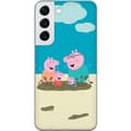 Miniatyrbilde 1 av 3: Samsung Galaxy S22+ 5G Gjennomsiktig deksel Greta Gris Familien Georg Lerøl Barne Motiv Serie Populær Barnekarakter Glede