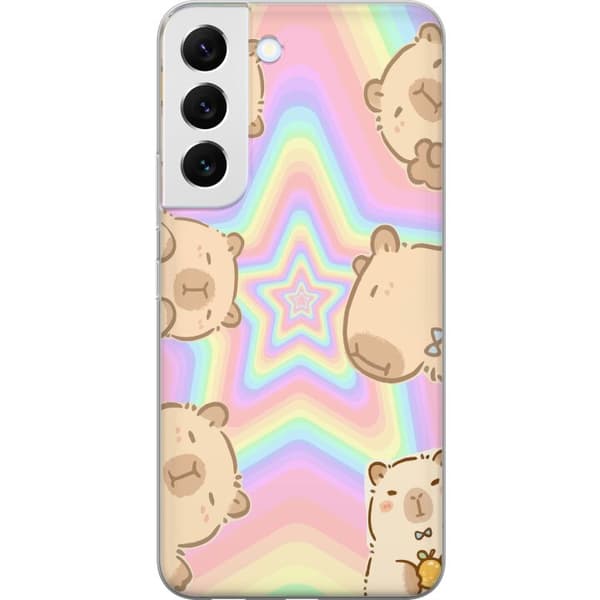 Samsung Galaxy S22+ 5G Gjennomsiktig deksel Kawaii Capybara Galaxy Søt Anime Dyr Romtema Kawaii Trend Gave TikTok Design