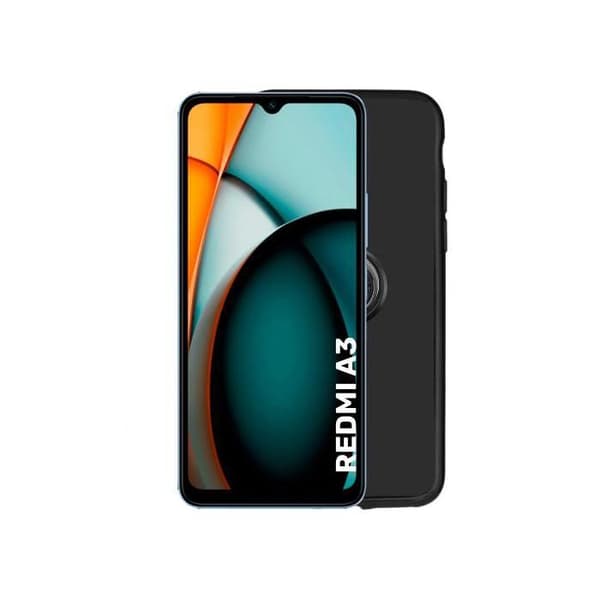 Siliconbakstycke Jc med svart ring / Redmi A3