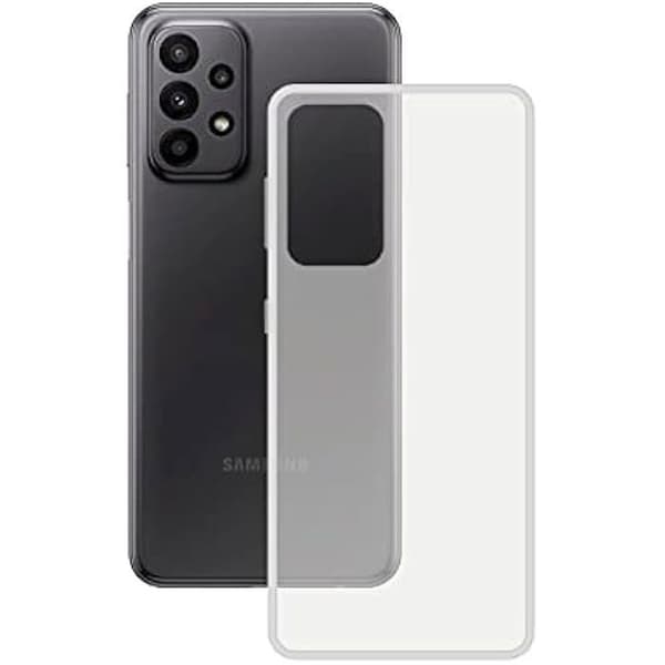 KSIX smart your tech Mjukt fodral för Galaxy A24 5G, anti-fingeravtryck, gratis förpackning, kompatibel med trådlös laddning,