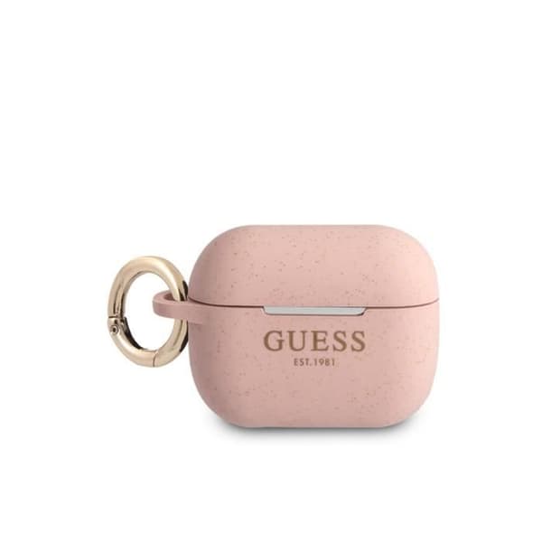 Fodral till Airpods Pro Cover Ring i Silikon Guess Pink