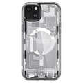 Miniatyrbild 2 av 5: Spigen iPhone 15 Ultra Hybrid MagFit Fodral [Anti-Yellowing] Kompatibel med MagSafe - Zero One White