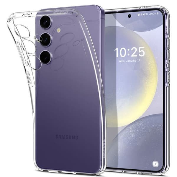 Telefonfodral - Spigen - Liquid Crystal - Transparent - Militärt skydd - Mjuk