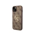 Miniatyrbild 1 av 3: Skal till Apple iPhone 15 PU 4G Big Guess Brown