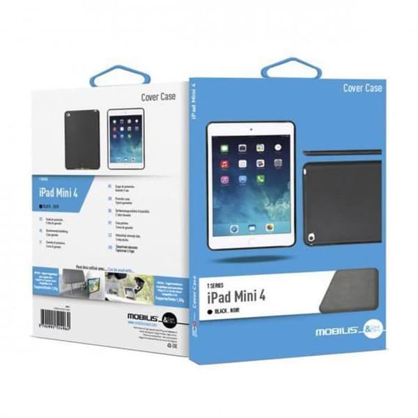 Housse - MOBILIS - T-serien - Kompatibel med iPad Mini 4/5 - Färg Svart - Storlek 7,9 tum