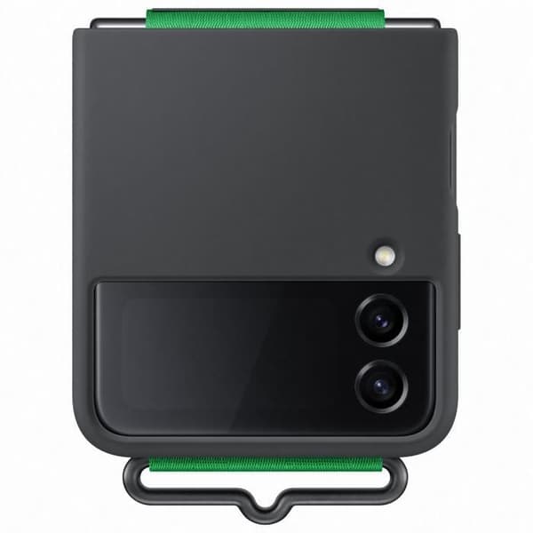 Silikonfodral med snodd SAMSUNG Galaxy Z Flip4 svart