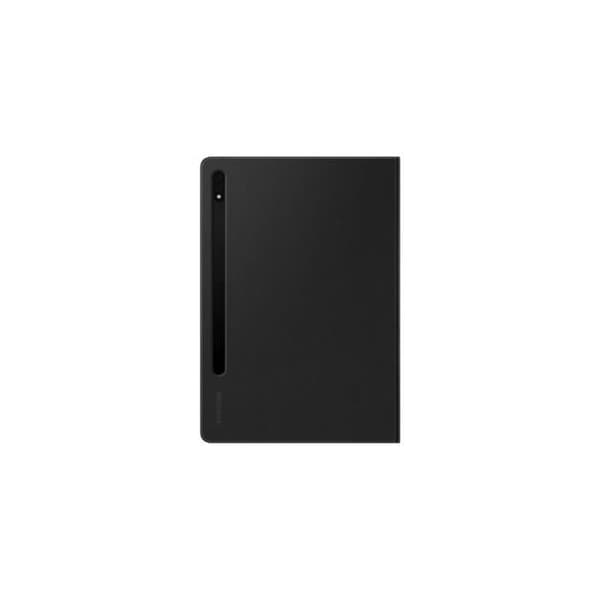 Note View Cover Tab S7 / S8 Color Black Bokomslag med transparent fönster och pekskärm SAMSUNG - EF-ZX700PBEGEU