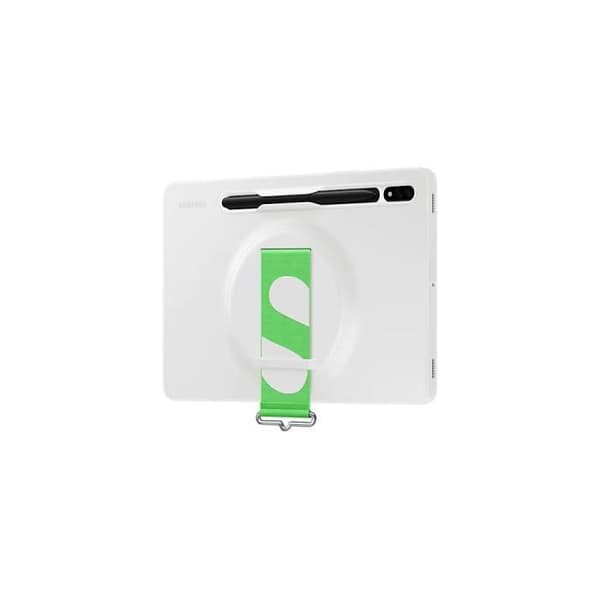 Bakstycke Rem Cover - SAMSUNG - Tab S8 - Vit - Syntetisk - Handtag väljare