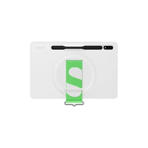 Bakstycke Rem Cover - SAMSUNG - Tab S8 - Vit - Syntetisk - Handtag väljare