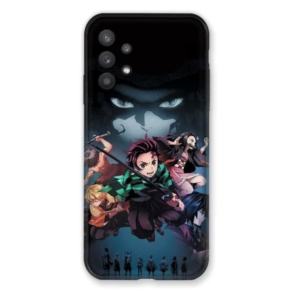 Coque - Samsung - Galaxy A32 - Manga Demon Slayer - Förstärkt - Silikon TPU - Svart