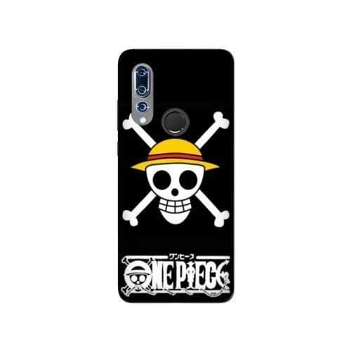Coque - Huawei - P30 Lite - Manga One Piece - Dödskalle - Mjuk - Svart