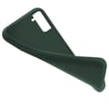 Miniatyrbild 3 av 4: Moozy Minimalist Series Silikonfodral för Samsung S21, Samsung S21 5G, Grön - Matt finish, Smal Tunn TPU Cover Case