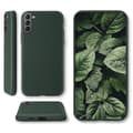 Miniatyrbild 2 av 4: Moozy Minimalist Series Silikonfodral för Samsung S21, Samsung S21 5G, Grön - Matt finish, Smal Tunn TPU Cover Case