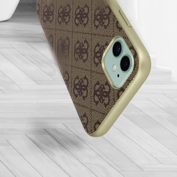 Skyddshölje - Guess - iPhone 11 - Läderlook - Ultra-resistent skydd - Lyxig design