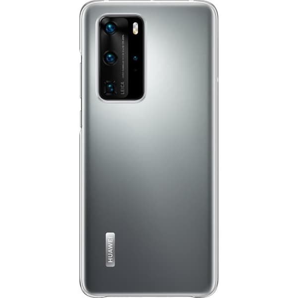 Transparent hårdskal - Huawei - P40 Pro - Grå - Original skal - Optimal skydd