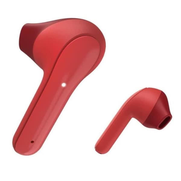 Trådlösa hörlurar - Hama - Freedom Light - Bluetooth 5.0 - Röd - Röst- och pekkontroll