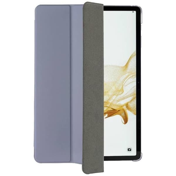 Hama Fold Clear Portfolio Samsung Galaxy Tab S7, Samsung Galaxy Tab S8 lila (metallic), transparent bordsfodral