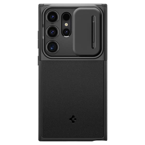 Fodral till Samsung Galaxy S24 Ultra - Spigen Optik Armor - Svart