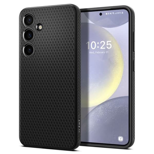 Spigen Liquid Air - Fodral till Samsung Galaxy S24 Plus - Mattsvart