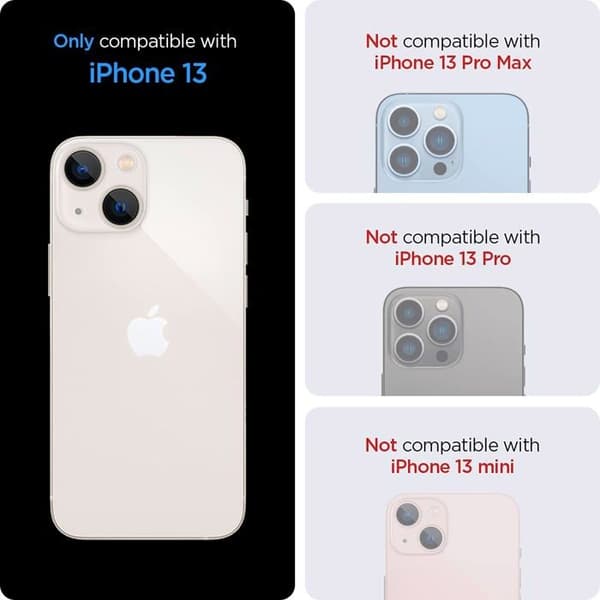 Spigen - ACS03623 - Ultra Hybrid Matte Fodral för iPhone 13 [Anti-Yellowing] - Frost Black