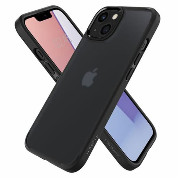 Spigen - ACS03623 - Ultra Hybrid Matte Fodral för iPhone 13 [Anti-Yellowing] - Frost Black