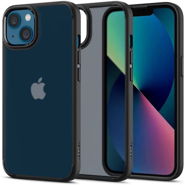 Spigen - ACS03623 - Ultra Hybrid Matte Fodral för iPhone 13 [Anti-Yellowing] - Frost Black