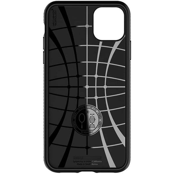 Skyddsfodral - Spigen - Liquid Air - Svart - Mjuk - Anti-chock / Anti-repa