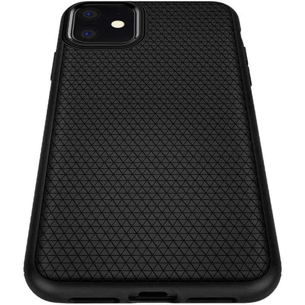 Skyddsfodral - Spigen - Liquid Air - Svart - Mjuk - Anti-chock / Anti-repa
