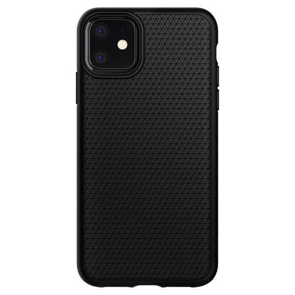 Skyddsfodral - Spigen - Liquid Air - Svart - Mjuk - Anti-chock / Anti-repa