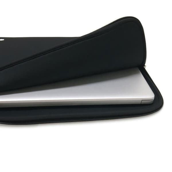Laptopfodral - WAYTEX - Universal upp till 15,6 tum - Mjuk neopren - Svart