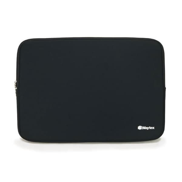 Laptopfodral - WAYTEX - Universal upp till 15,6 tum - Mjuk neopren - Svart