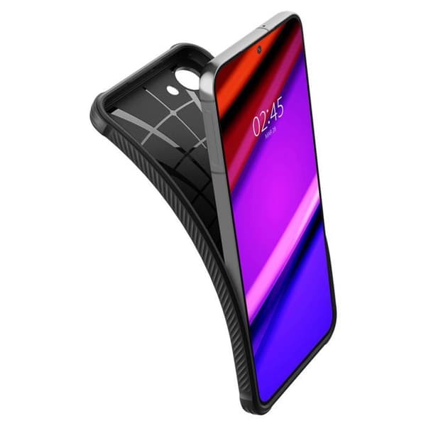 Skyddsfodral - Spigen - Robust rustning - Mattsvart - TPU - Kompatibel Samsung Galaxy S23