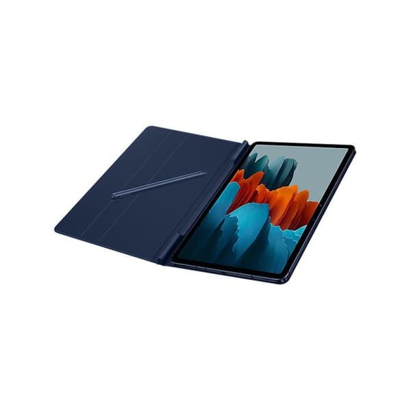 Tabletfodral - Samsung - Book Cover - Marinblå - Tab S7 - Syntetisk - Unisex