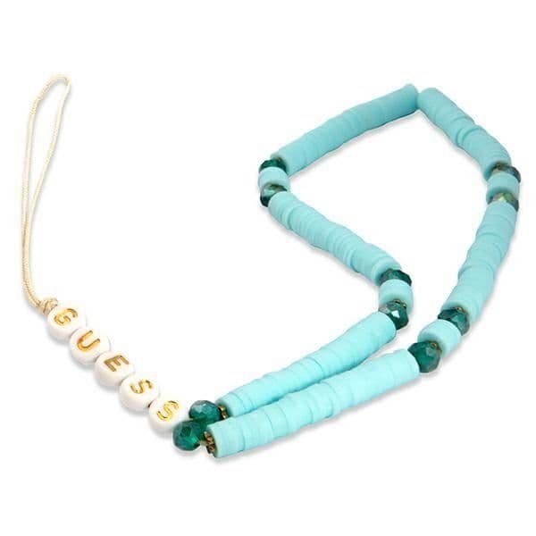 Guess Phone Strap Beads Heishi Blue - 3666339048327