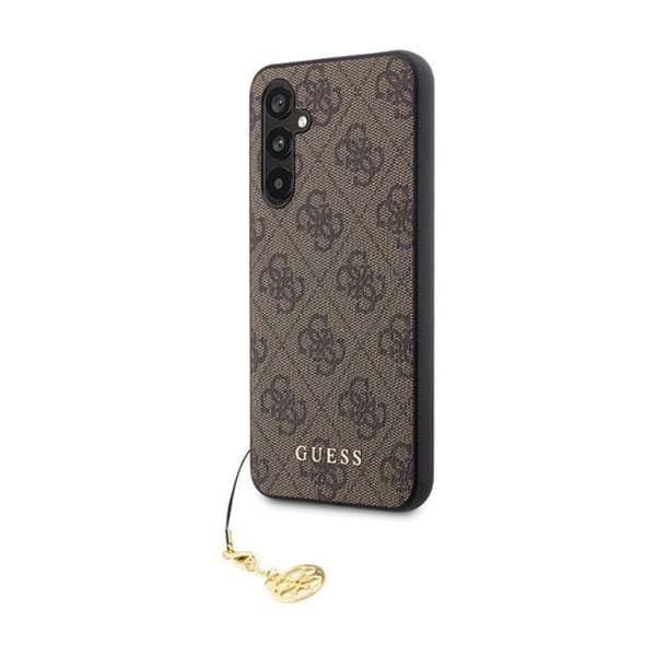 Telefonfodral - Guess phone bumper Samling av 4G berlocker - Samsung Galaxy S23 FE fodral (brunt)